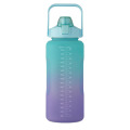 Bouteille d'eau RPET 2L Turquoise