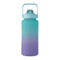 Bouteille d'eau RPET 2L Turquoise