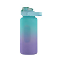 Bouteille d'eau RPET 2L Turquoise