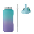 Bouteille d'eau RPET 2L Turquoise