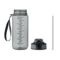 Bouteille de sport 700ml Gris Transparent