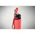 Bouteille de sport 700ml Rouge Transparent