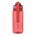 Bouteille de sport 700ml Rouge Transparent