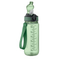 Bouteille de sport 700ml Vert Transparent