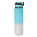 Bouteille de sport RPET 1L Bleu B&eacute;b&eacute;