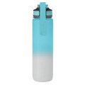 Bouteille de sport RPET 1L Bleu B&eacute;b&eacute;