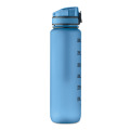 Bouteille de sport RPET 1L Bleu Clair Transparent