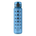 Bouteille de sport RPET 1L Bleu Clair Transparent