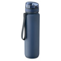 Bouteille de sport RPET 1L Bleu Marine