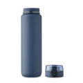 Bouteille de sport RPET 1L Bleu Marine