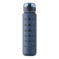 Bouteille de sport RPET 1L Bleu Marine