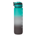 Bouteille de sport RPET 1L Noir/Bleu