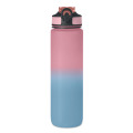 Bouteille de sport RPET 1L Rose B&eacute;b&eacute;