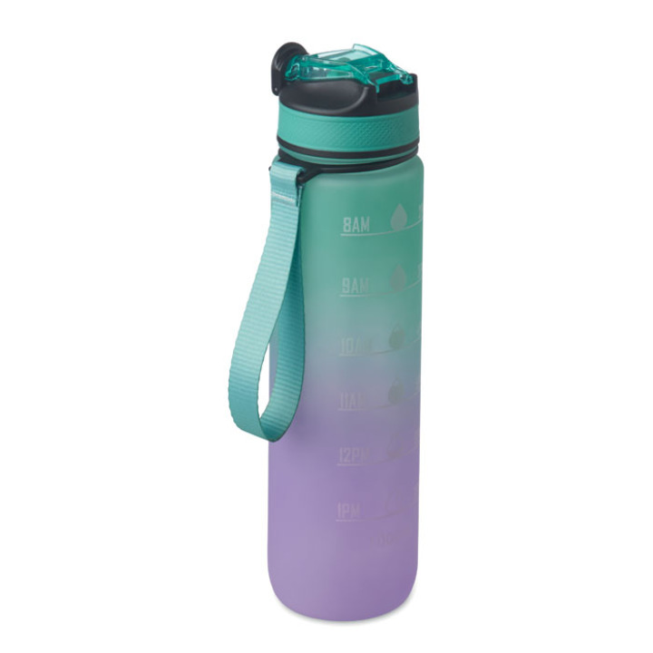 Bouteille de sport RPET 1L Turquoise