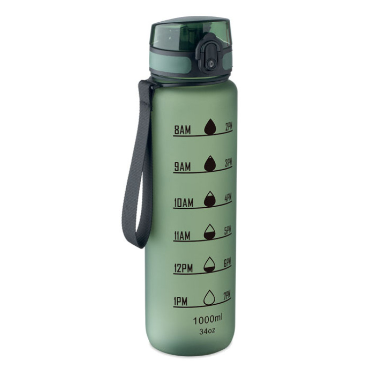 Bouteille de sport RPET 1L Vert Fonc&eacute;