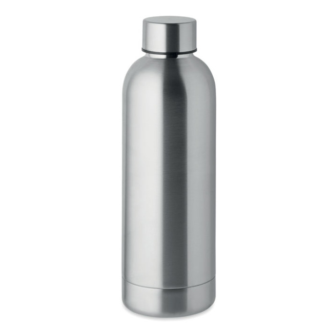 Bouteille en acier inox recyclé Argent Mat