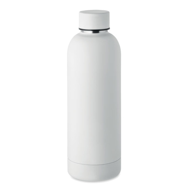 Bouteille en acier inox recyclé Blanc