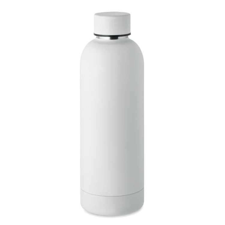 Bouteille en acier inox recycl&eacute; Blanc