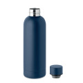 Bouteille en acier inox recycl&eacute; Bleu Marine
