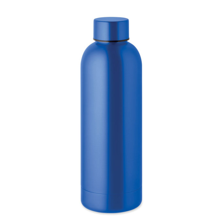 Bouteille en acier inox recyclé Bleu