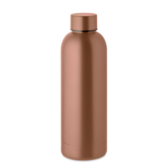 Bouteille en acier inox recyclé Cuivré
