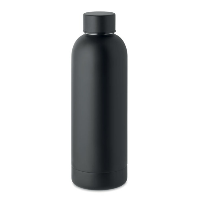 Bouteille en acier inox recyclé Noir