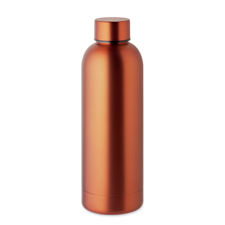 Bouteille en acier inox recycl&eacute; Orange