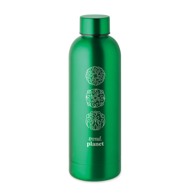 Bouteille en acier inox recyclé Vert