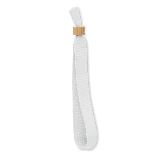 Bracelet en polyester RPET Blanc