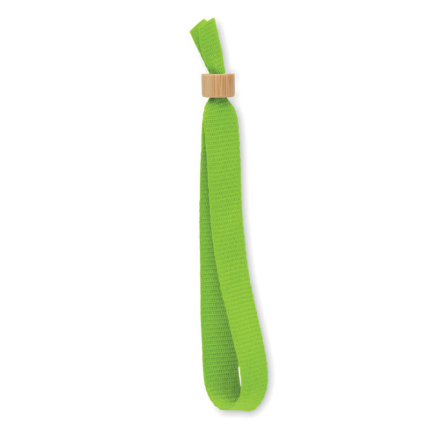 Bracelet en polyester RPET Lime