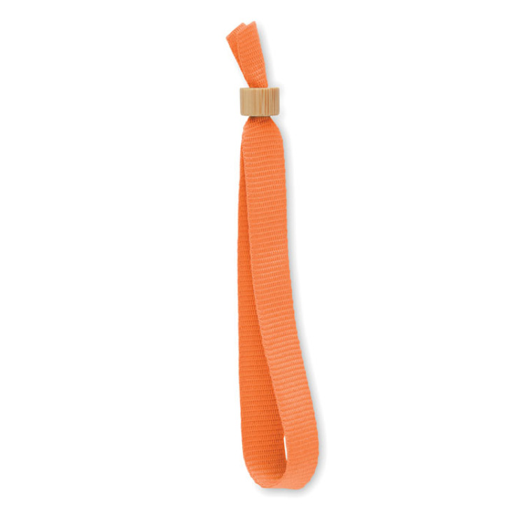 Bracelet en polyester RPET Orange