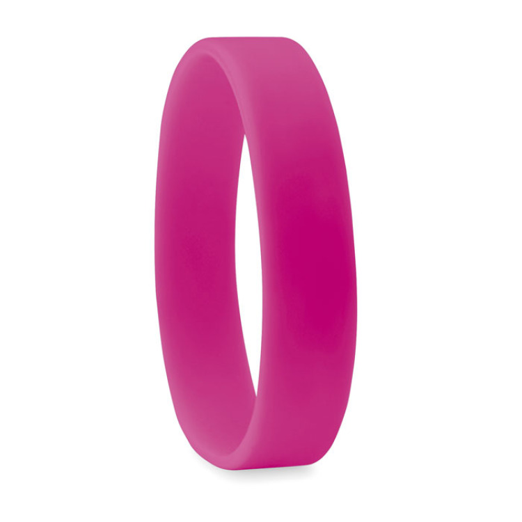 Bracelet en silicone. Fuchsia