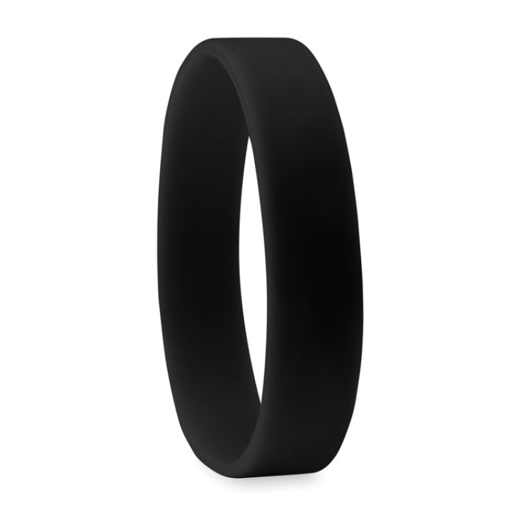 Bracelet en silicone. Noir