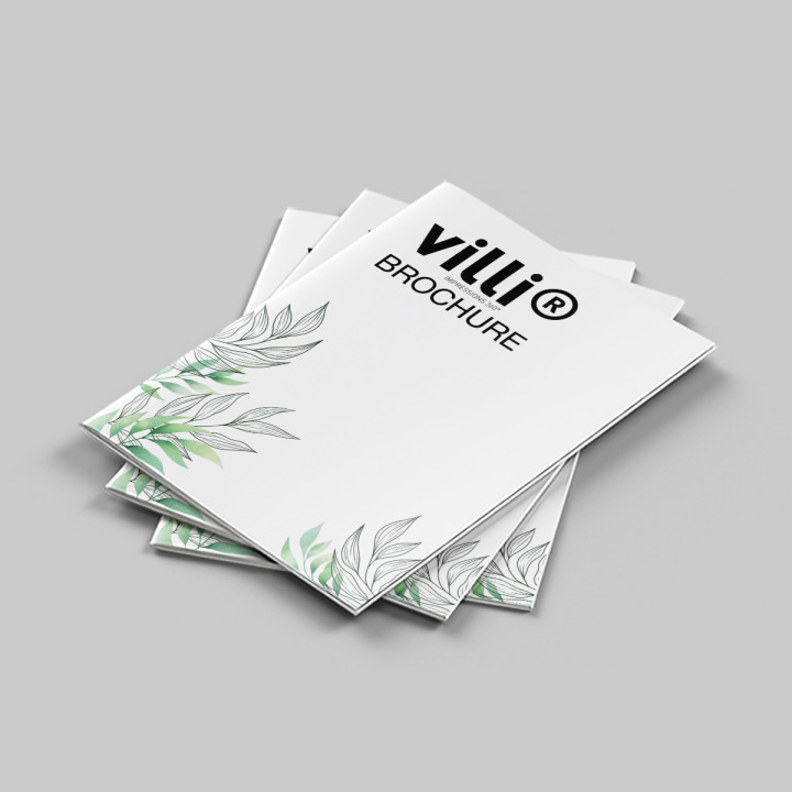 Brochure agrafée A4 portrait 210x297mm