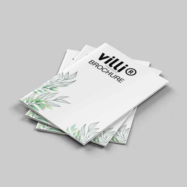 Brochure agrafée Carré 210mmx210mm