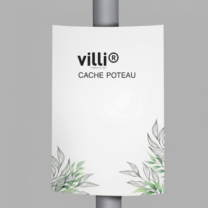 Cache poteau 2 faces