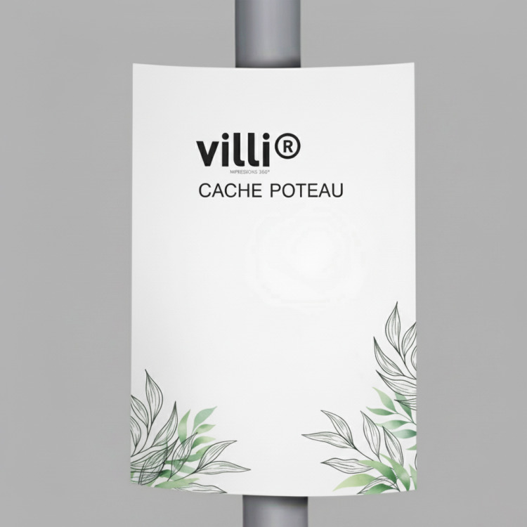 Cache poteau 2 faces