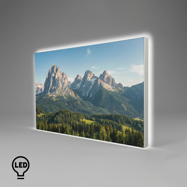 Cadre mural LED 120x80cm