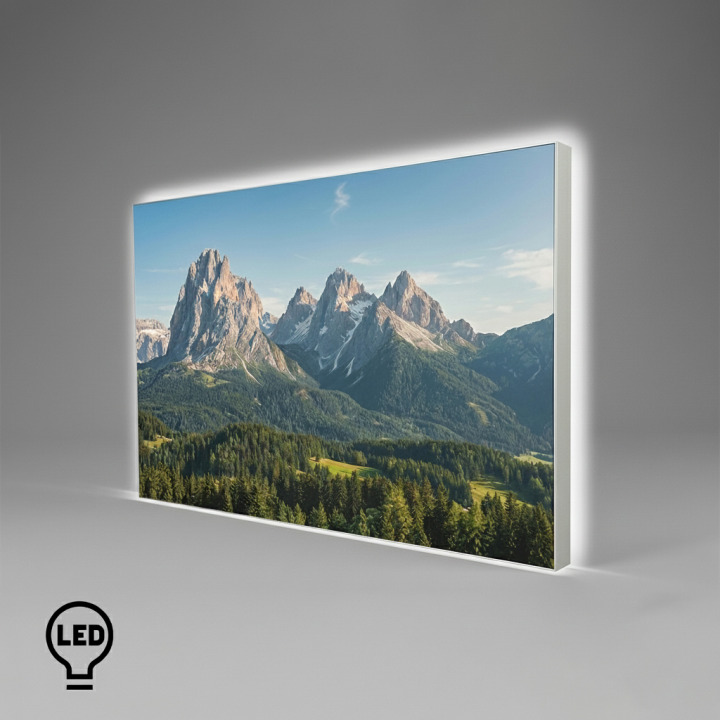 Cadre mural LED 120x80cm