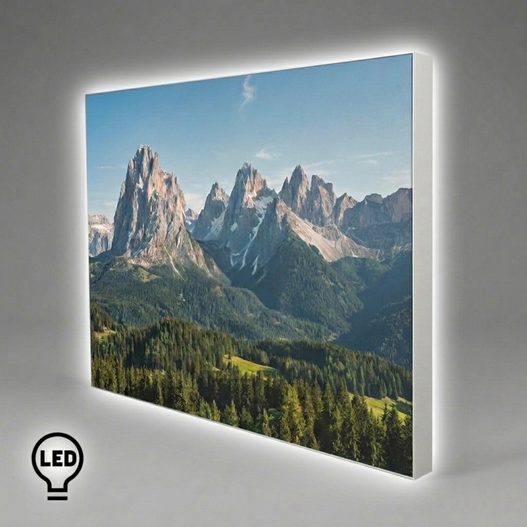 Cadre mural LED 80x80cm