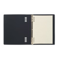 Cahier A5 rechargeable en PU Noir