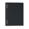 Cahier A5 rechargeable en PU Noir
