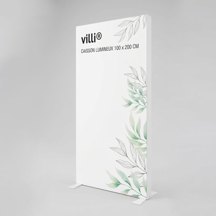 Caisson lumineux | Mur d'image Illumigo&trade; (100x200cm)
