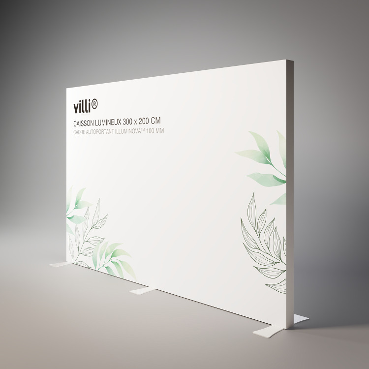 Caisson lumineux | Mur d'image Illuminova&trade; (300 x 200 cm)