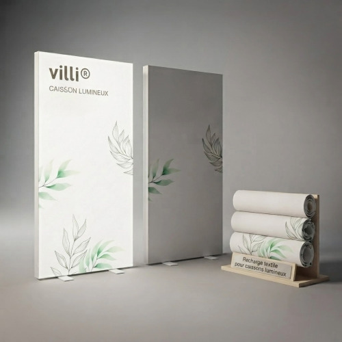 Caisson lumineux  Mur dimage