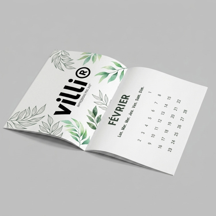 Calendrier agraf&eacute;