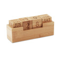 Calendrier en bambou Bois