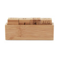 Calendrier en bambou Bois