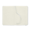 Carnet A5 couverture RPET 600D Blanc
