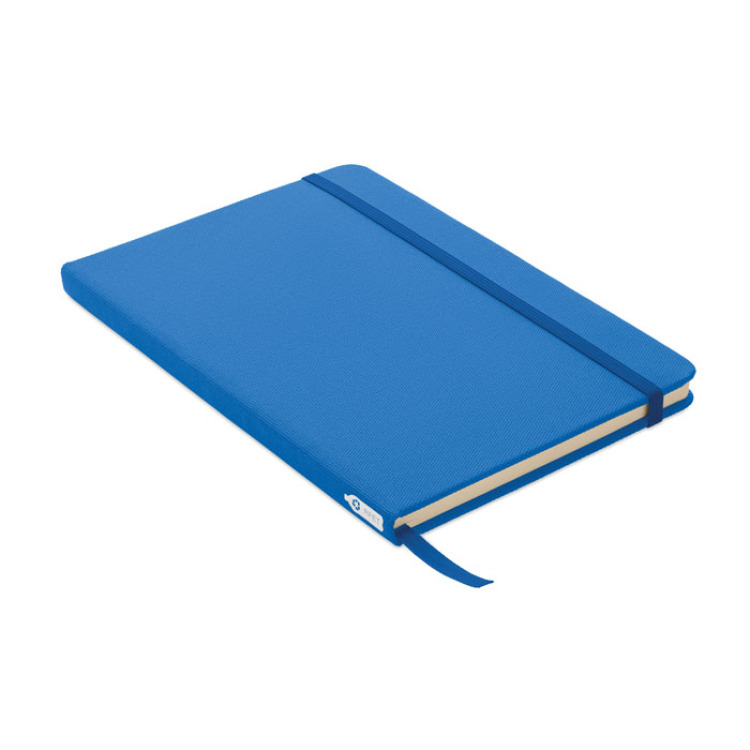 Carnet A5 couverture RPET 600D Bleu Royal